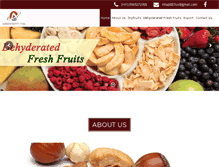 Tablet Screenshot of a1dryfruits.com